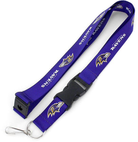 WHOLESALE BALTIMORE RAVENS (PURPLE) TEAM LANYARD
