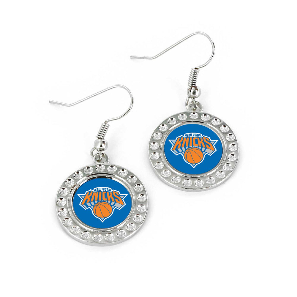 WHOLESALE NEW YORK KNICKS DIMPLE EARRINGS (FJ-1080)