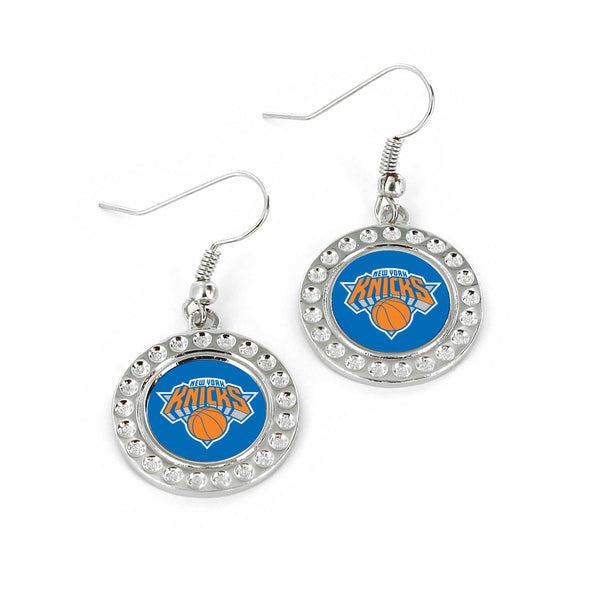 WHOLESALE NEW YORK KNICKS DIMPLE EARRINGS (FJ-1080)