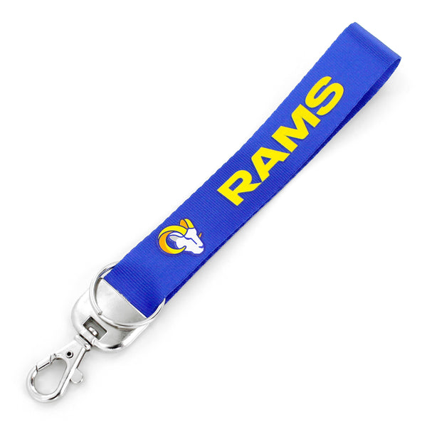 WHOLESALE LOS ANGELES RAMS DELUXE WRISTLET LANYARD KEYCHAIN
