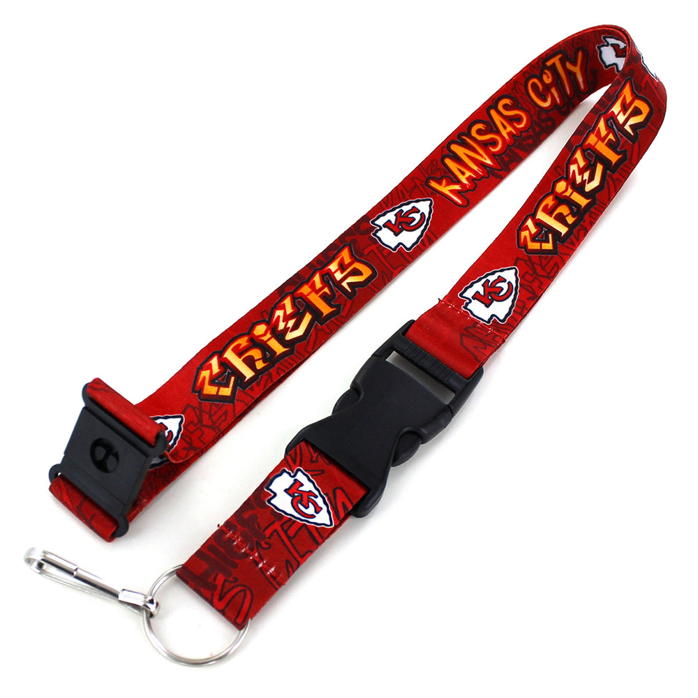 WHOLESALE KANSAS CITY CHIEFS GRAFFITI LANYARD