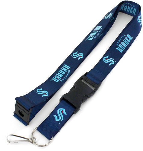 WHOLESALE SEATTLE KRAKEN (NAVY) TEAM LANYARD