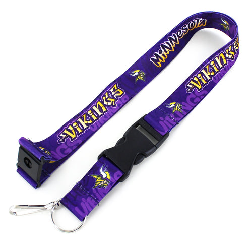 WHOLESALE MINNESOTA VIKINGS GRAFFITI LANYARD