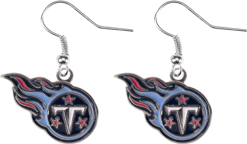 TENNESSEE TITANS LOGO DANGLER EARRINGS