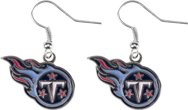 TENNESSEE TITANS LOGO DANGLER EARRINGS