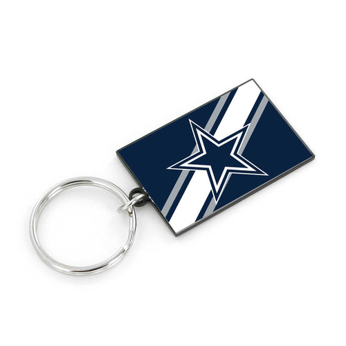 WHOLESALE DALLAS COWBOYS STRIPED KEYCHAIN
