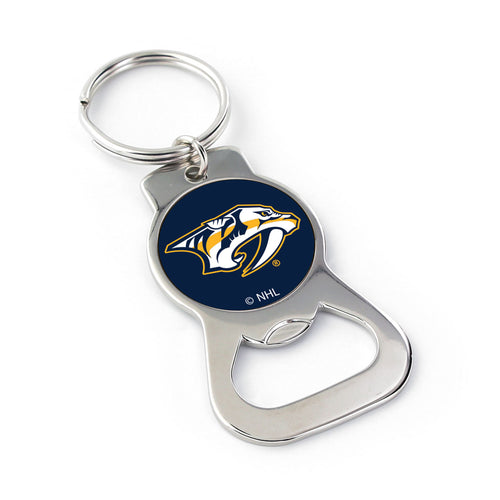 WHOLESALE NASHVILLE PREDATORS BOTTLE OPENER KEYCHAIN PRIM. LOGO