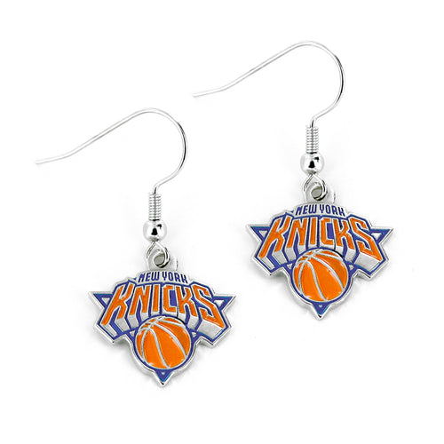 WHOLESALE NEW YORK KNICKS LOGO DANGLER EARRINGS