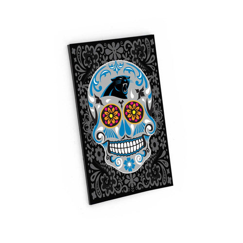 WHOLESALE CAROLINA PANTHERS SUGAR SKULL PATTERN MAGNET