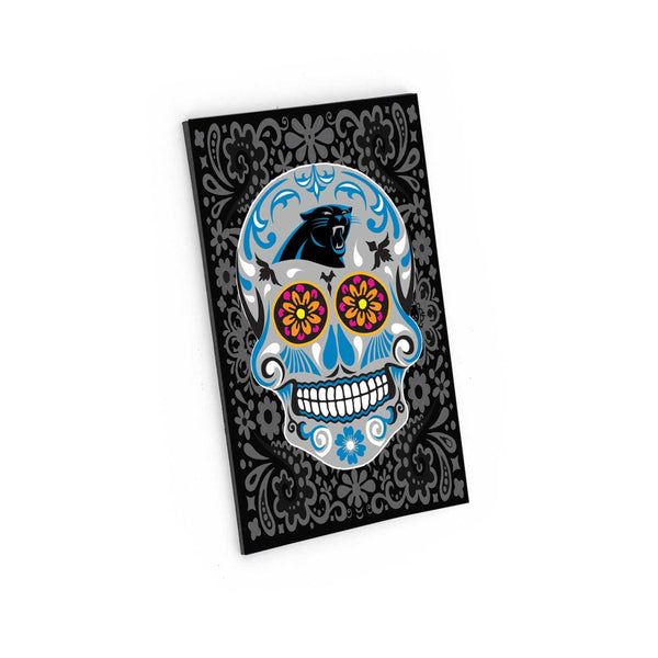WHOLESALE CAROLINA PANTHERS SUGAR SKULL PATTERN MAGNET
