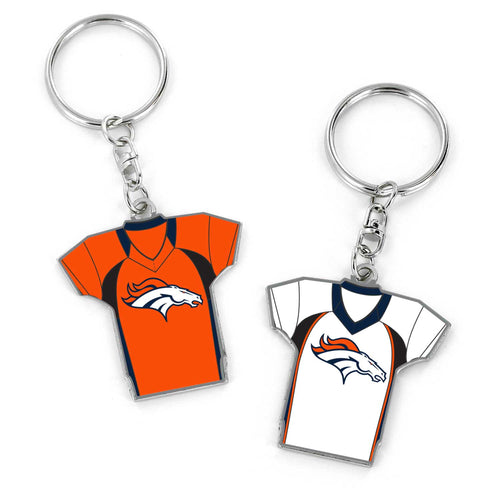 WHOLESALE DENVER BRONCOS REVERSIBLE HOME/AWAY JERSEY KEYCHAIN