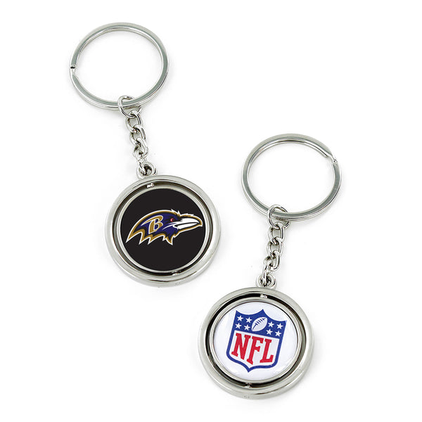 WHOLESALE BALTIMORE RAVENS SPINNING KEYCHAIN