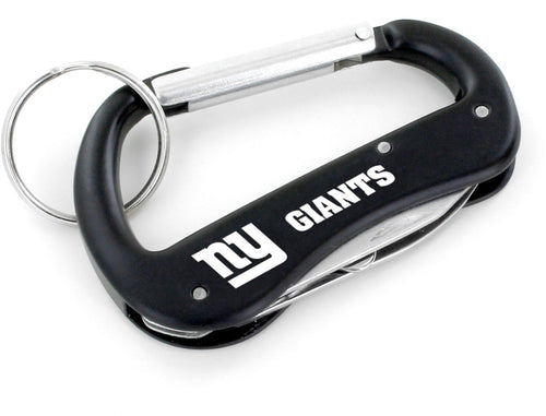 WHOLESALE NEW YORK GIANTS CARABINER MULTI TOOL KEYCHAIN (SP)