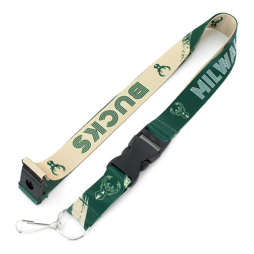 WHOLESALE MILWAUKEE BUCKS CROSSFADE LANYARD