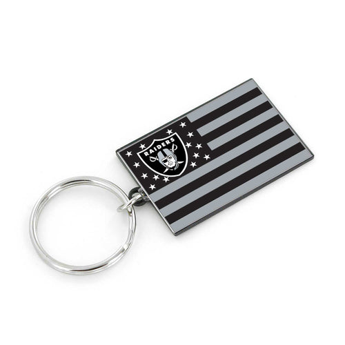 WHOLESALE LAS VEGAS RAIDERS AMERICANA FLAG KEYCHAIN