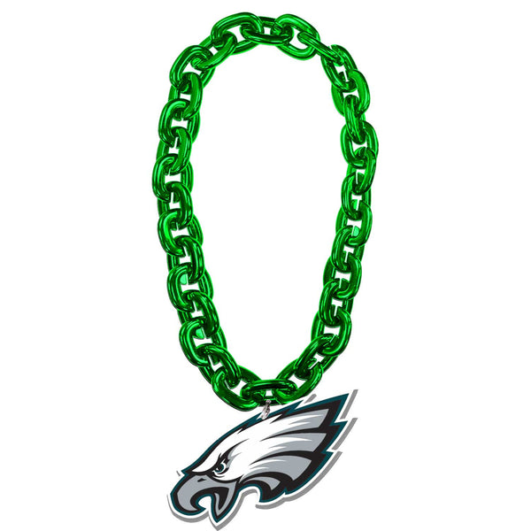 WHOLESALE PHILADELPHIA EAGLES HEAD (GREEN) FAN CHAIN