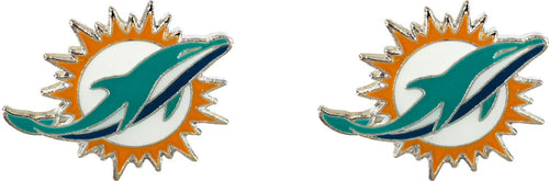 WHOLESALE MIAMI DOLPHINS LOGO POST EARRINGS