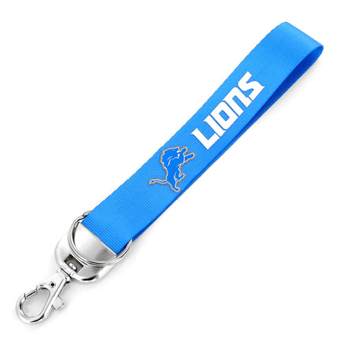WHOLESALE DETROIT LIONS DELUXE WRISTLET KEYCHAIN