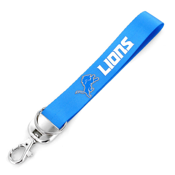WHOLESALE DETROIT LIONS DELUXE WRISTLET KEYCHAIN