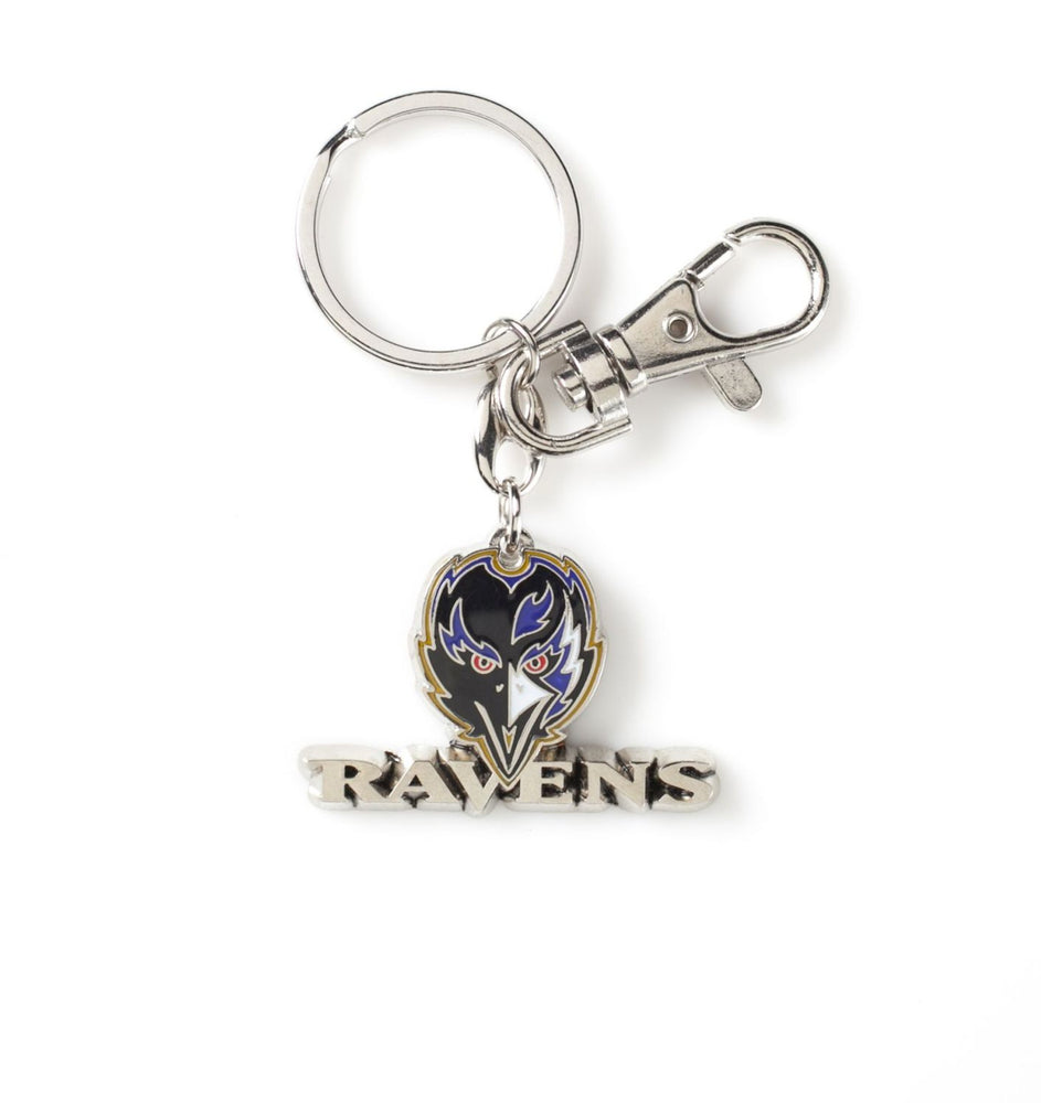 BALTIMORE RAVENS TEAM LOGO HEAVYWEIGHT KEYCHAIN