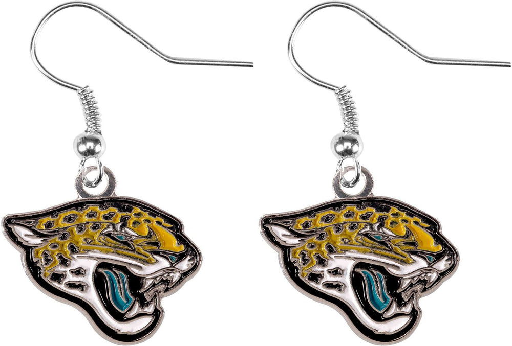 WHOLESALE JACKSONVILLE JAGUARS LOGO DANGLER EARRINGS