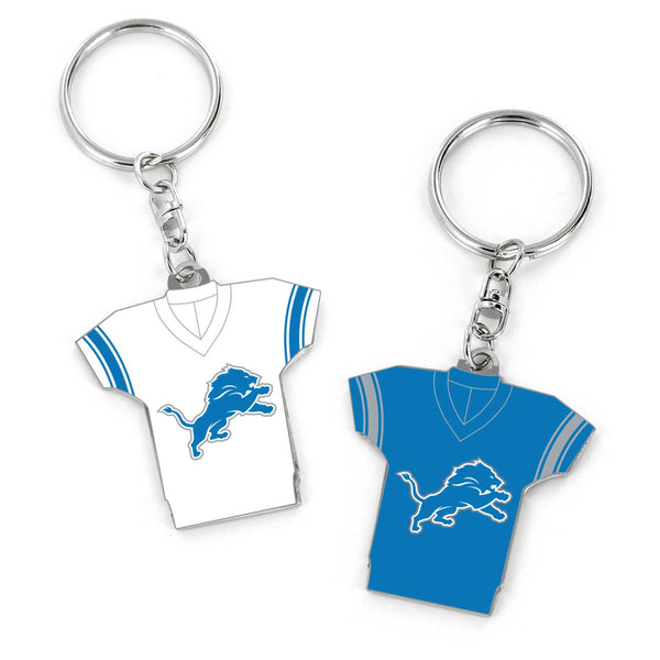 WHOLESALE DETROIT LIONS REVERSIBLE HOME/AWAY JERSEY KEYCHAIN