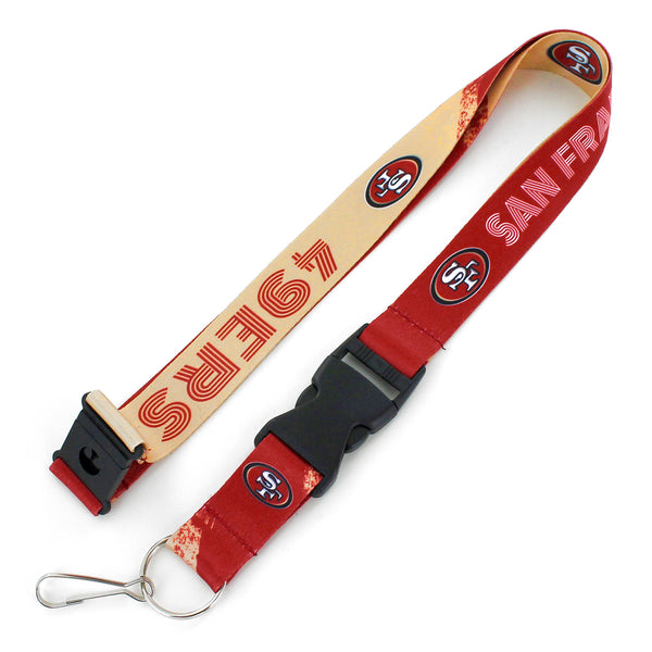 WHOLESALE SAN FRANCISCO 49ERS CROSSFADE LANYARD