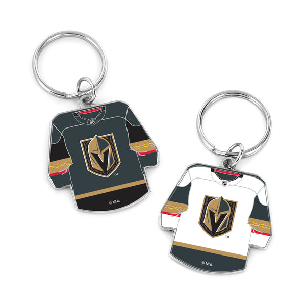 WHOLESALE LAS VEGAS GOLDEN KNIGHTS HOME/AWAY REVERSIBLE JERSEY KEYCHAIN