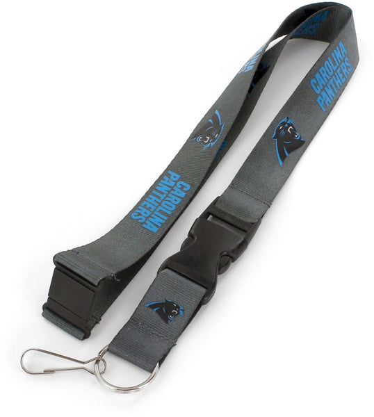 WHOLESALE CAROLINA PANTHERS (CHARCOAL) TEAM LANYARD