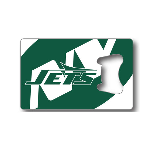 WHOLESALE NEW YORK JETS CREDIT CARD BOTTLE OPENER MAGNET