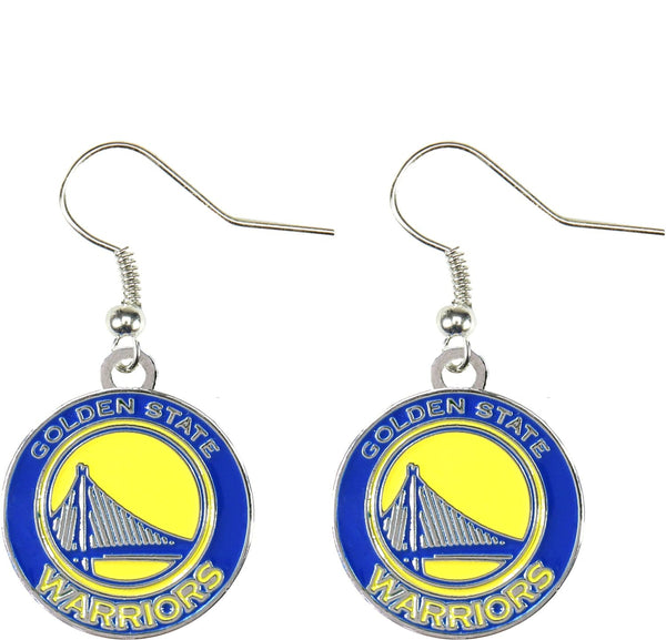 WHOLESALE GOLDEN STATE WARRIORS LOGO DANGLER EARRINGS
