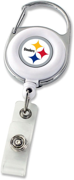 WHOLESALE PITTSBURGH STEELERS DELUXE CLIP BADGE REEL