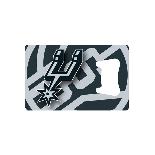 WHOLESALE SAN ANTONIO SPURS CREDIT CARD BOTTLE OPENER MAGNET