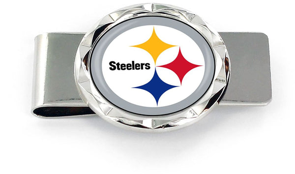 WHOLESALE PITTSBURGH STEELERS DIAMOND CUT MONEY CLIP