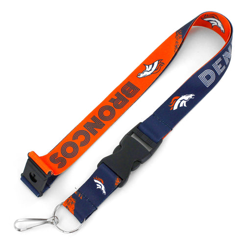 DENVER BRONCOS CROSSFADE LANYARD
