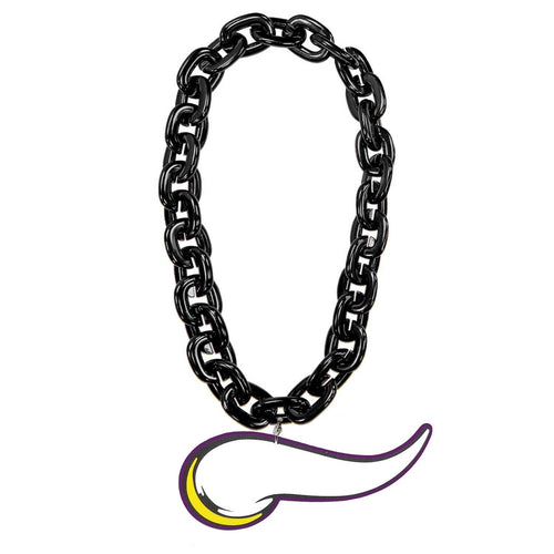 WHOLESALE MINNESOTA VIKINGS HORN (BLACK) FAN CHAIN