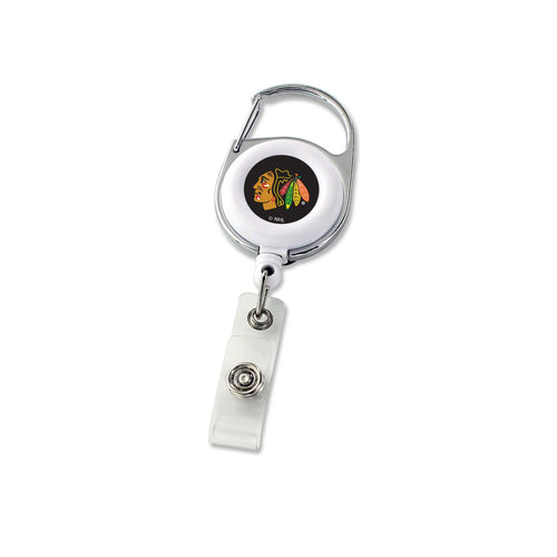 CHICAGO BLACKHAWKS DELUXE CLIP BADGE REEL