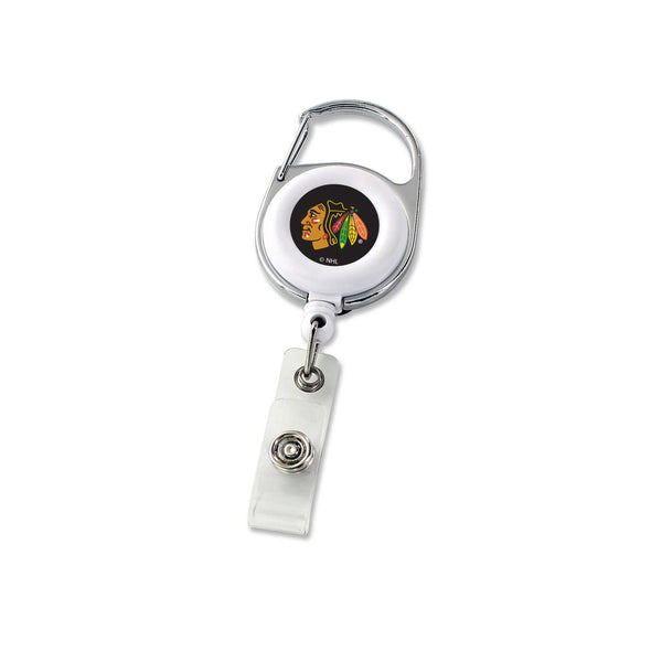 CHICAGO BLACKHAWKS DELUXE CLIP BADGE REEL