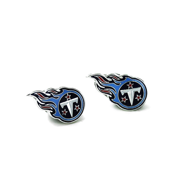 TENNESSEE TITANS LOGO POST EARRINGS