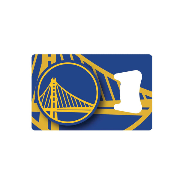 WHOLESALE GOLDEN STATE WARRIORS CREDIT CARD BOTTLE OPENER MAGNET