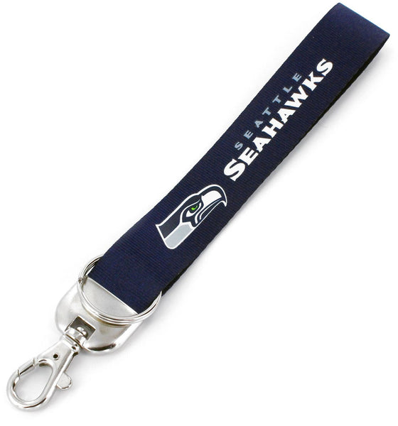 WHOLESALE SEATTLE SEAHAWKS DELUXE WRISTLET KEYCHAIN
