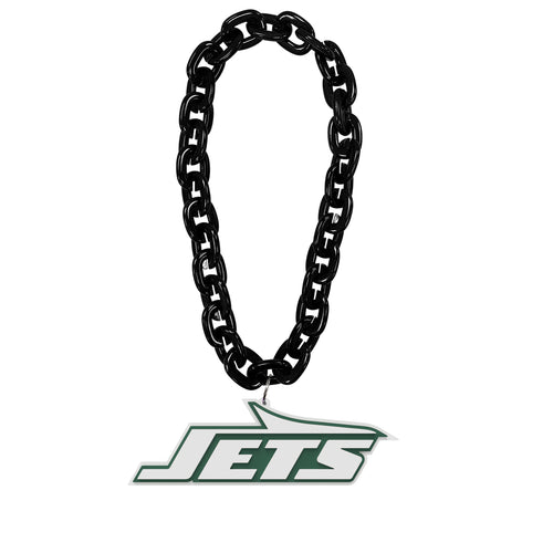 WHOLESALE NEW YORK JETS (BLACK) FAN CHAIN