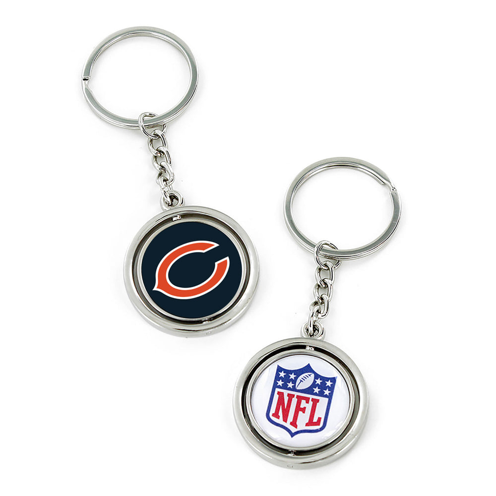 WHOLESALE CHICAGO BEARS SPINNING KEYCHAIN