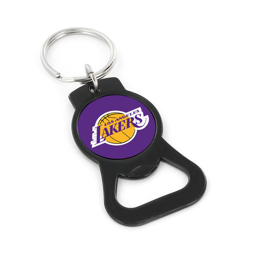 WHOLESALE LOS ANGELES LAKERS (BLACK) BOTTLE OPENER KEYCHAIN