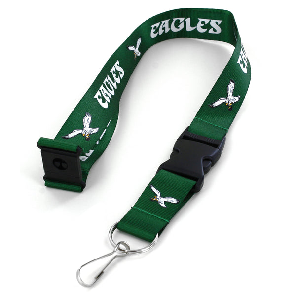 WHOLESALE PHILADELPHIA EAGLES '87 LOGO (KELLY GREEN) THROWBACK LANYARD