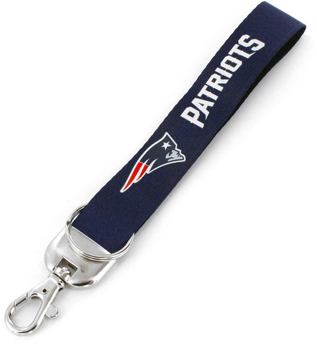 WHOLESALE NEW ENGLAND PATRIOTS DELUXE WRISTLET KEYCHAIN
