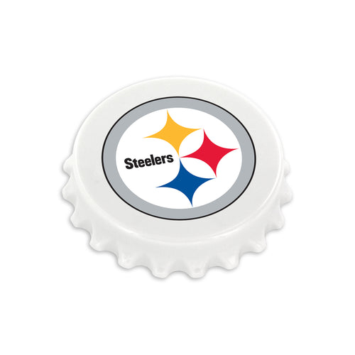 WHOLESALE PITTSBURGH STEELERS BOTTLE CAP BOTTLE OPENER MAGNET (OC)