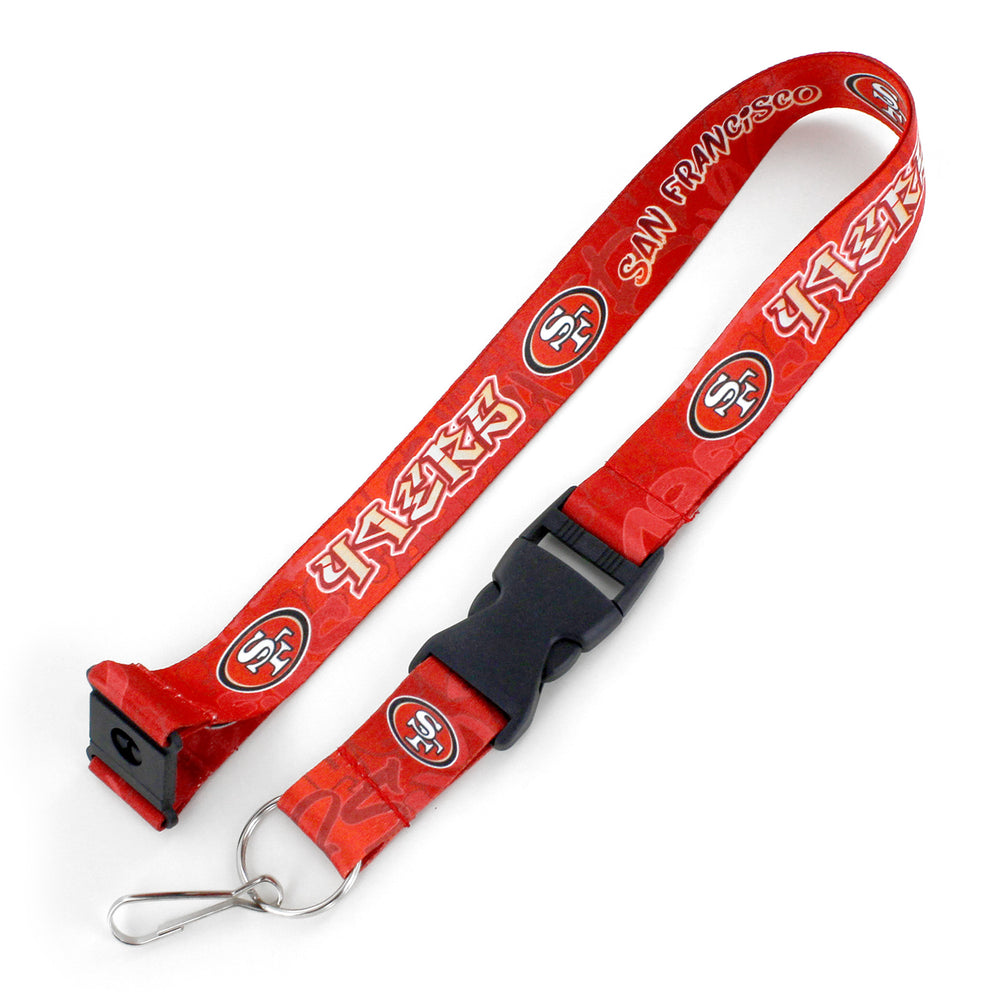 WHOLESALE SAN FRANCISCO 49ERS GRAFFITI LANYARD