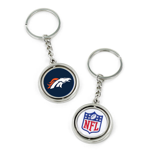 WHOLESALE DENVER BRONCOS SPINNING KEYCHAIN