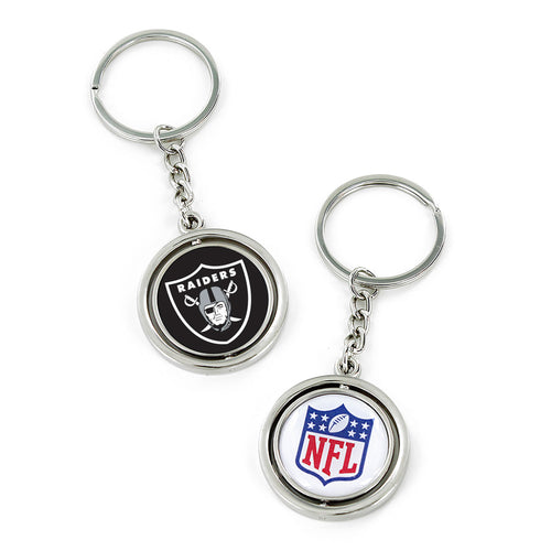 LAS VEGAS RAIDERS SPINNING KEYCHAIN